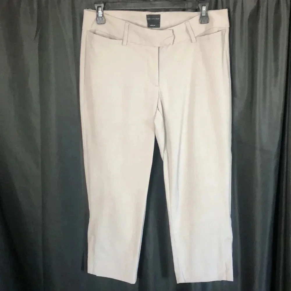 The Limited Grey Crew Fit Capris